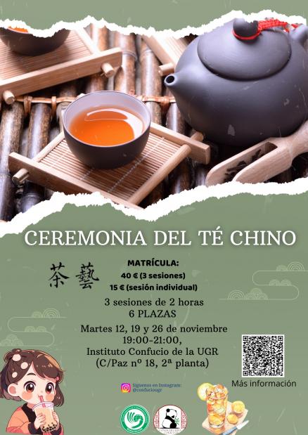 Cartel taller ceremonia té nov 2024