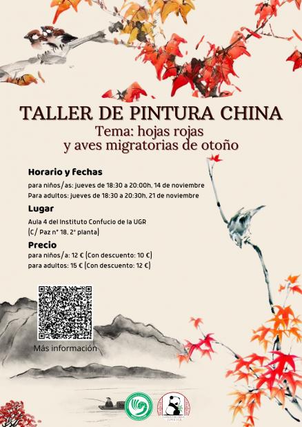 Cartel taller pintura china nov 2024